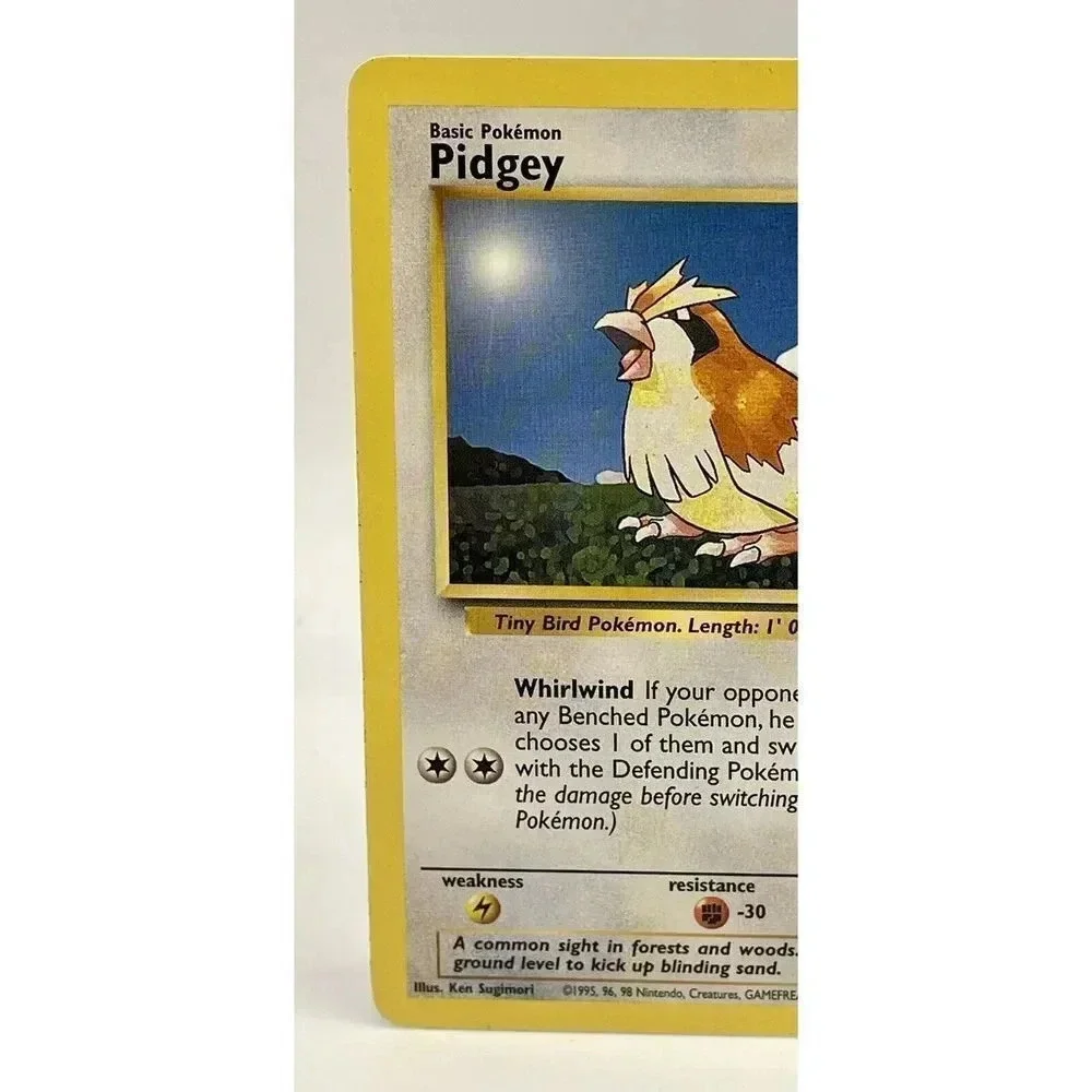 Pidgey 86/130 Base Set 2 Common Non Holo Vintage 2000 Pokemon Card NM‎